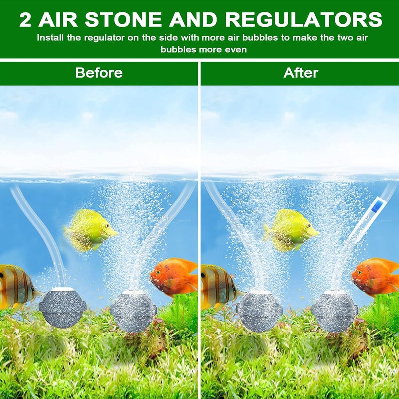 Srygery Solar Pond Aerator with Air Pump, 3 Modes(18H/36H/72H) Solar Aerator for Ponds Outdoor, 4W & 2200 mAh Solar Powered Air Pump with Bubble Regulator for Small Fish Pond, Stock Tank, Aquarium Hydroponics - Image 4